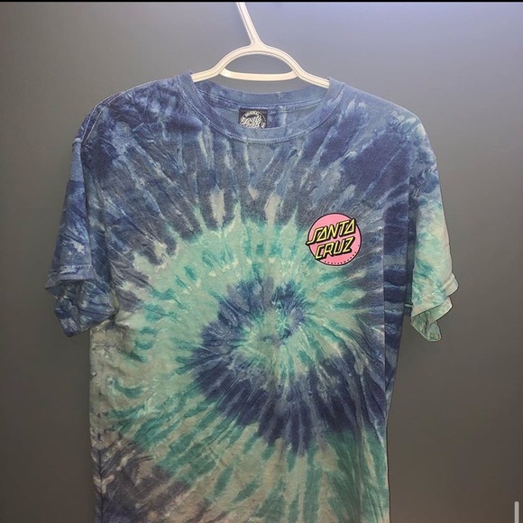 Tie dye Santa Cruz tee shirt - Picture 1 of 2